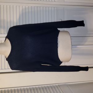 Brandy melville navy knit sweater